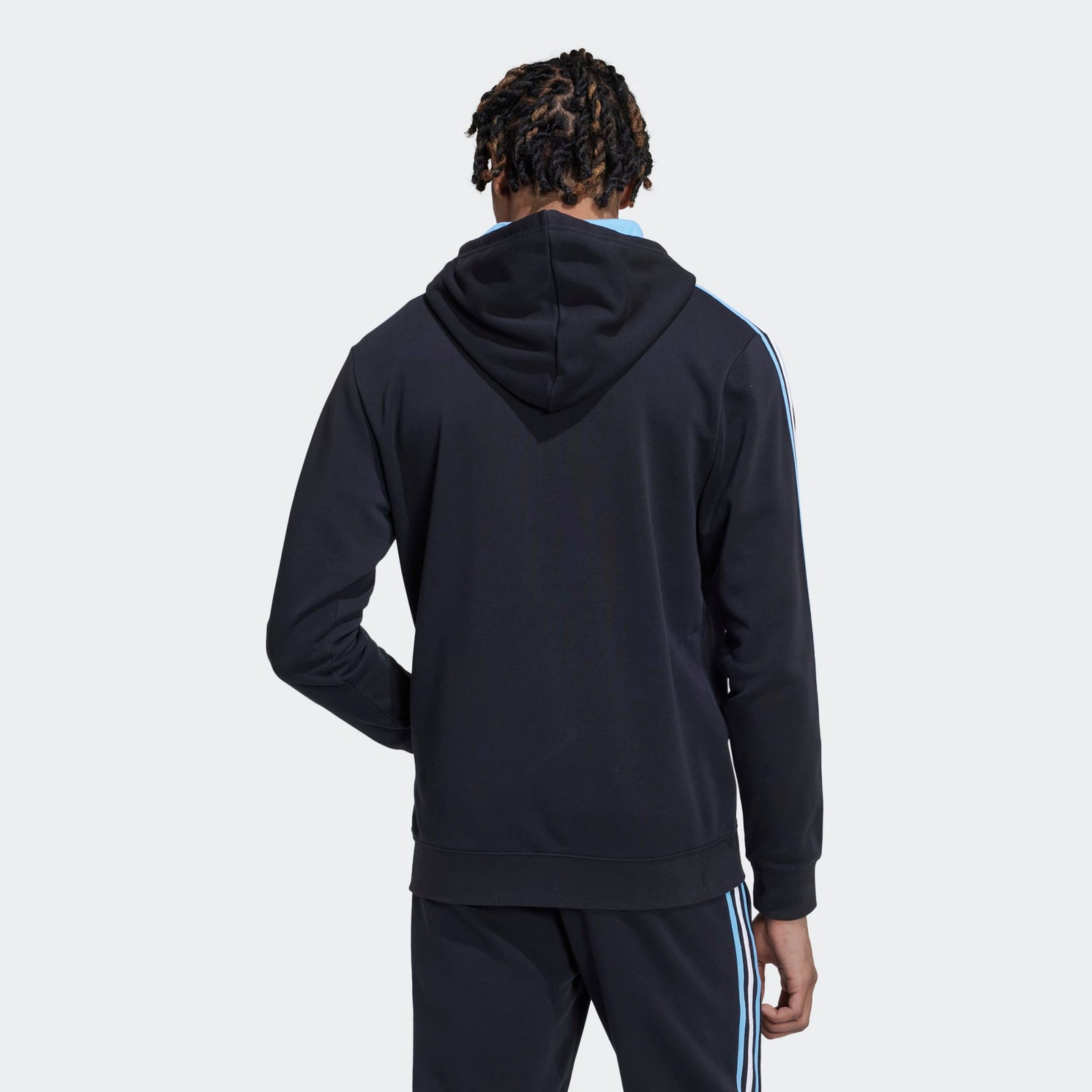 adidas Men's ARGENTINA 3-STRIPES FULL-ZIP HOODIE - HF3959-ADIDAS by adidas | Available at Niky's Sports