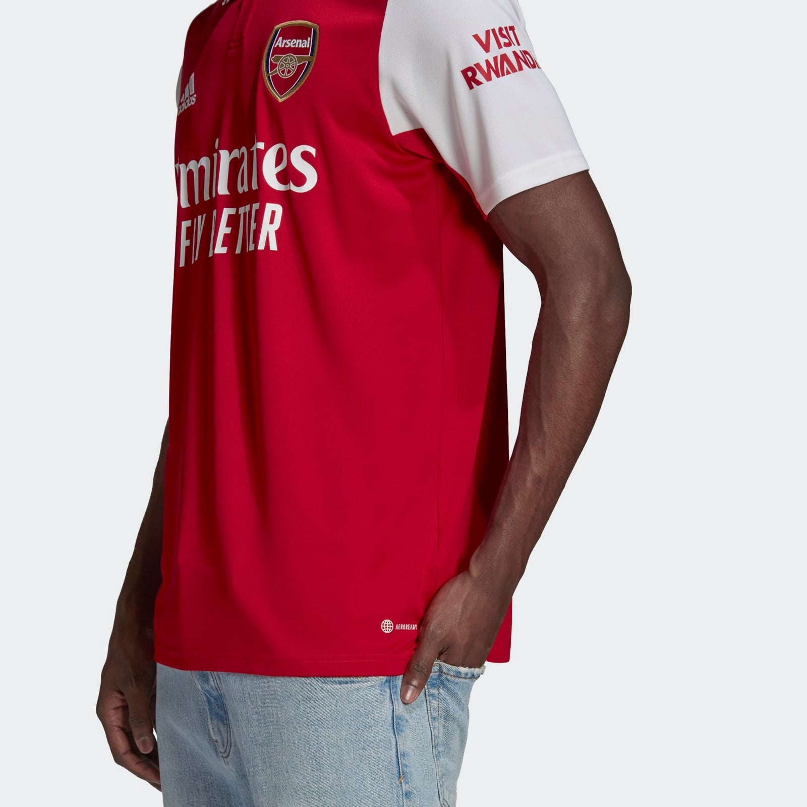 adidas Men's Arsenal Home Short Sleeve Jersey 22/23