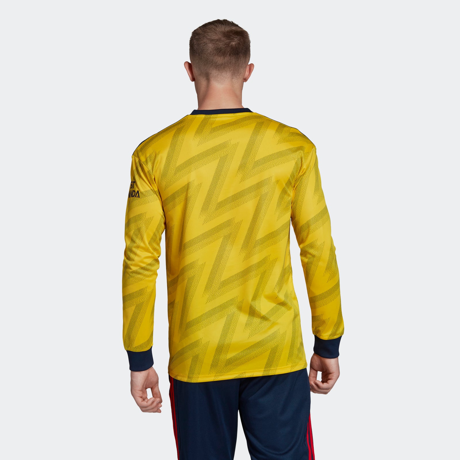 Arsenal Away Stadium Long Sleeve Jersey 19/20 Men's - EH5631-ADIDAS by Adidas | Available at Niky's Sports