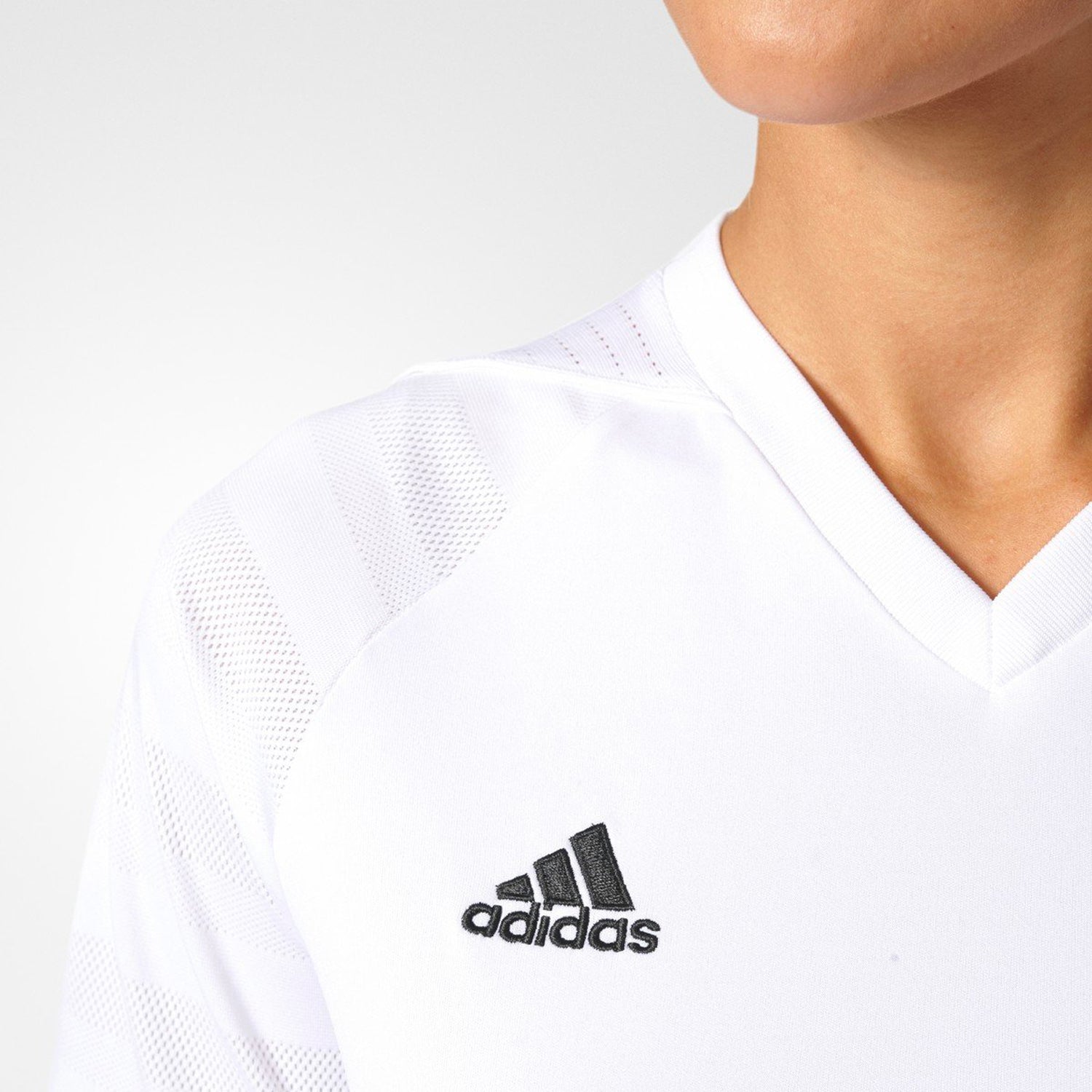 Women's Tiro 17 Jersey - White - BJ9095-ADIDAS by Adidas | Available at Niky's Sports