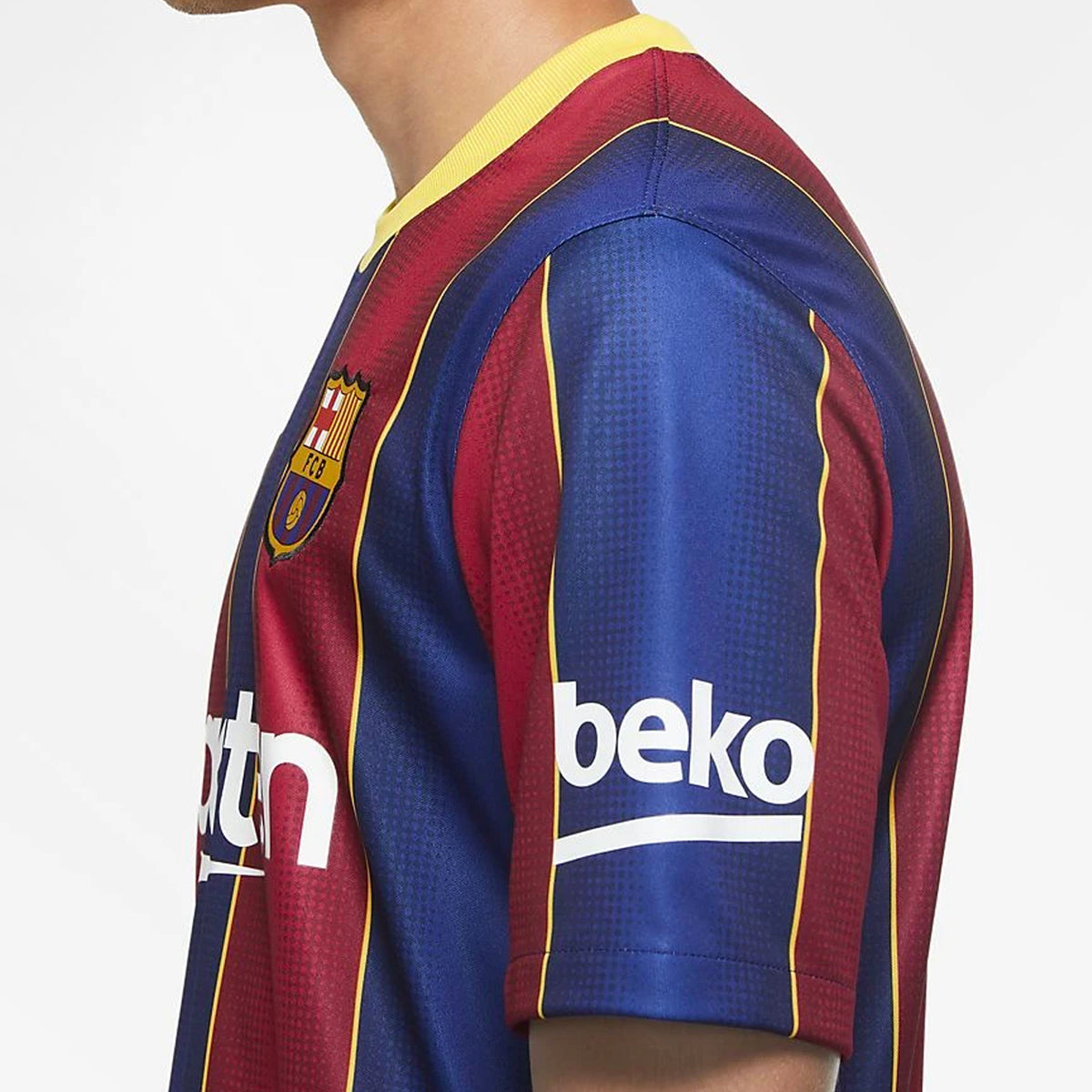 FC Barcelona Stadium Home Jersey 20/21 Men's - CD4232-456-NIKE by Nike | Available at Niky's Sports