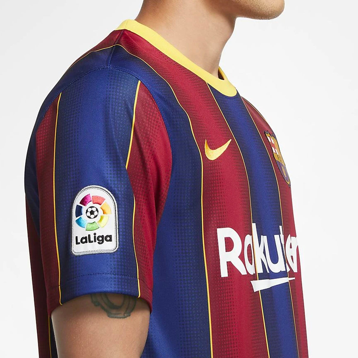 FC Barcelona Stadium Home Jersey 20/21 Men's - CD4232-456-NIKE by Nike | Available at Niky's Sports