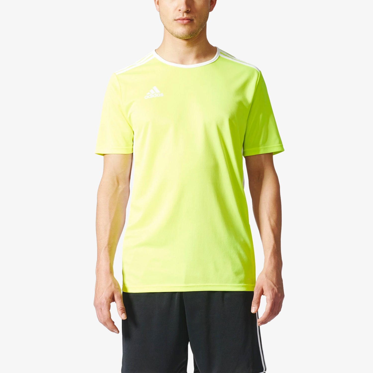 Entrada 18 Jersey Solar Yellow Men's - CE9759-ADIDAS by Adidas | Available at Niky's Sports