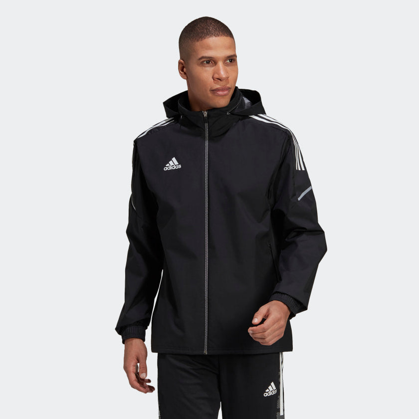 CONDIVO 21 ALL-WEATHER JACKET - GE5413-ADIDAS by Adidas | Available at Niky's Sports
