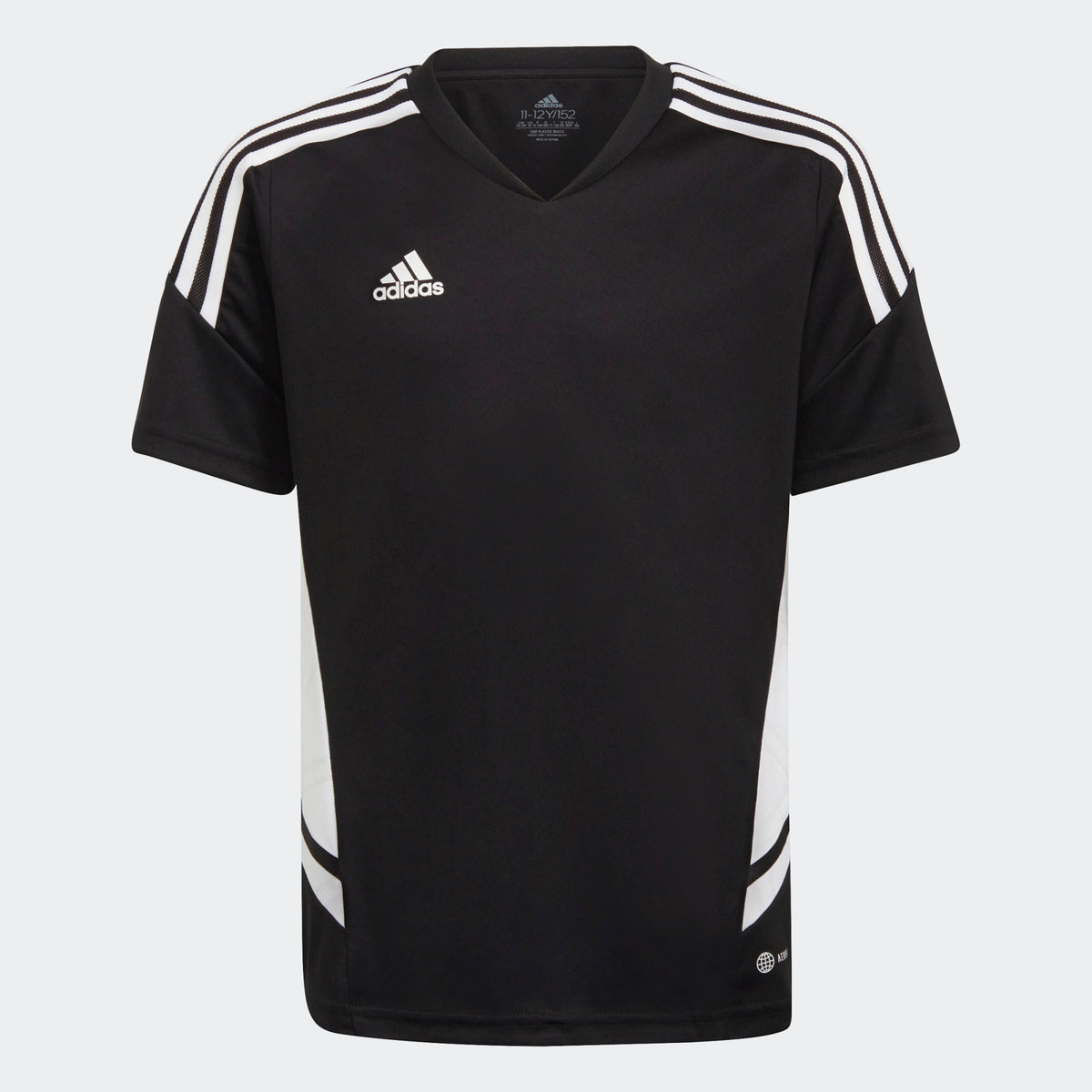 adidas Condivo 22 Youth Soccer Jersey - Black - HA6278-ADIDAS by adidas | Available at Niky's Sports
