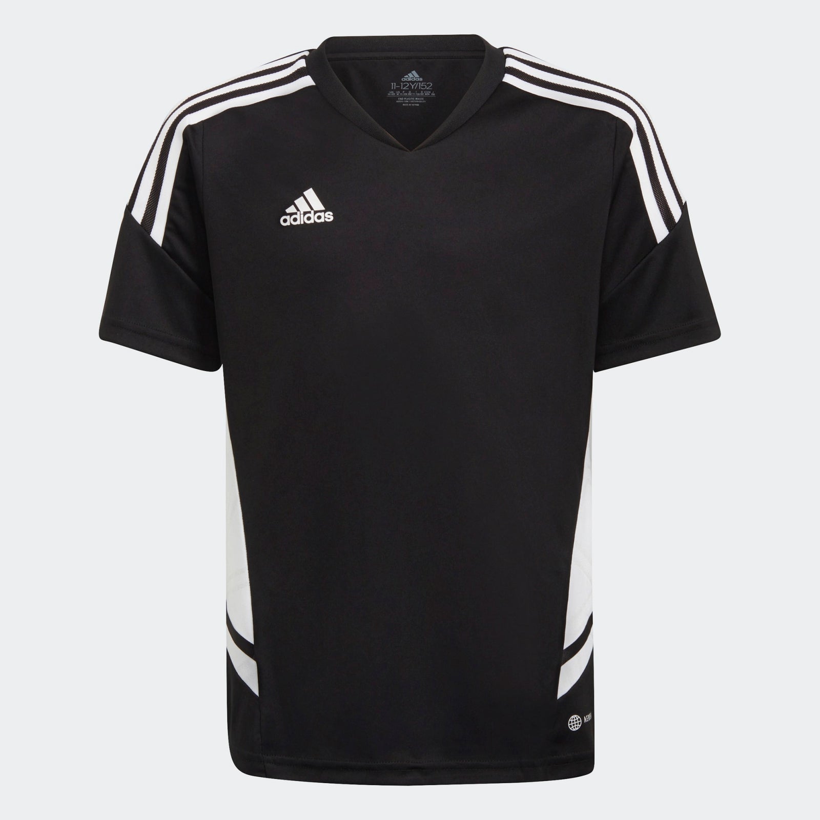 adidas Condivo 22 Youth Soccer Jersey - Black - HA6278-ADIDAS by adidas | Available at Niky's Sports