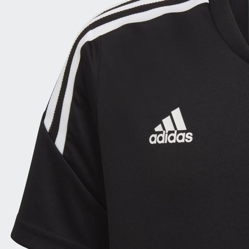 adidas Condivo 22 Youth Soccer Jersey - Black - HA6278-ADIDAS by adidas | Available at Niky's Sports