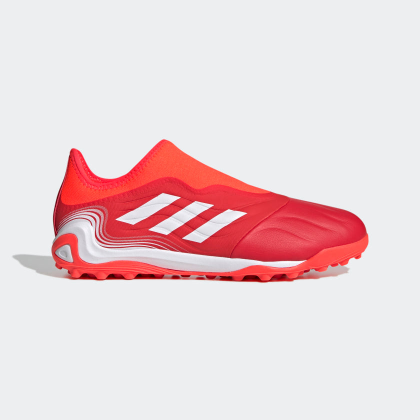 adidas gazelle silver green womens COPA SENSE.3 LACELESS TURF SOCCER SHOES