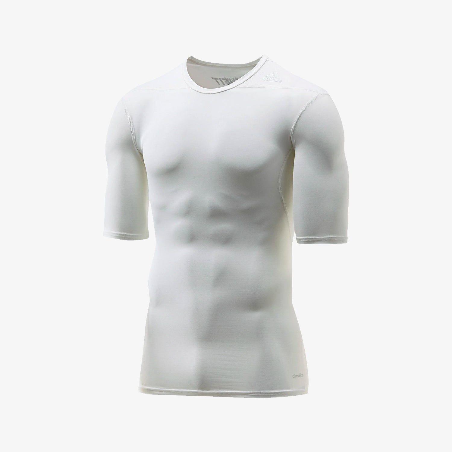 TechFit Compression Base Training Tee White Men's