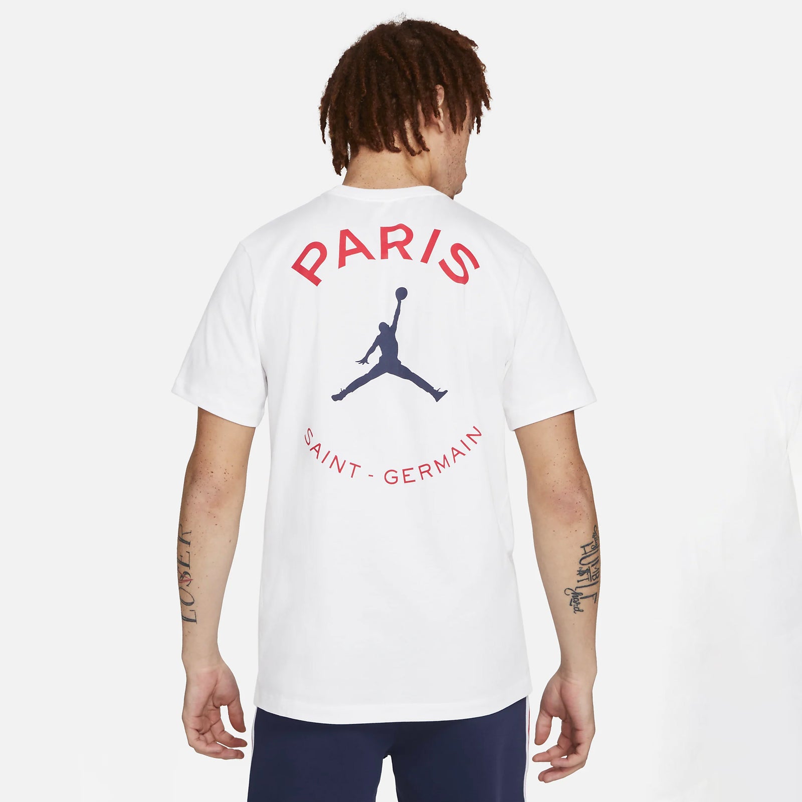 Paris Saint-Germain Men's Logo T-Shirt - DB6514-100-NIKE by Nike | Available at Niky's Sports