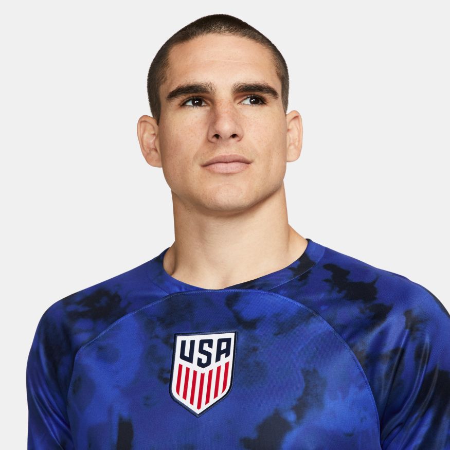 Nike USA 2022/23 Stadium Away Men's U.S. Dri-FIT Soccer Jersey - DN0705-454-NIKE by Nike | Available at Niky's Sports
