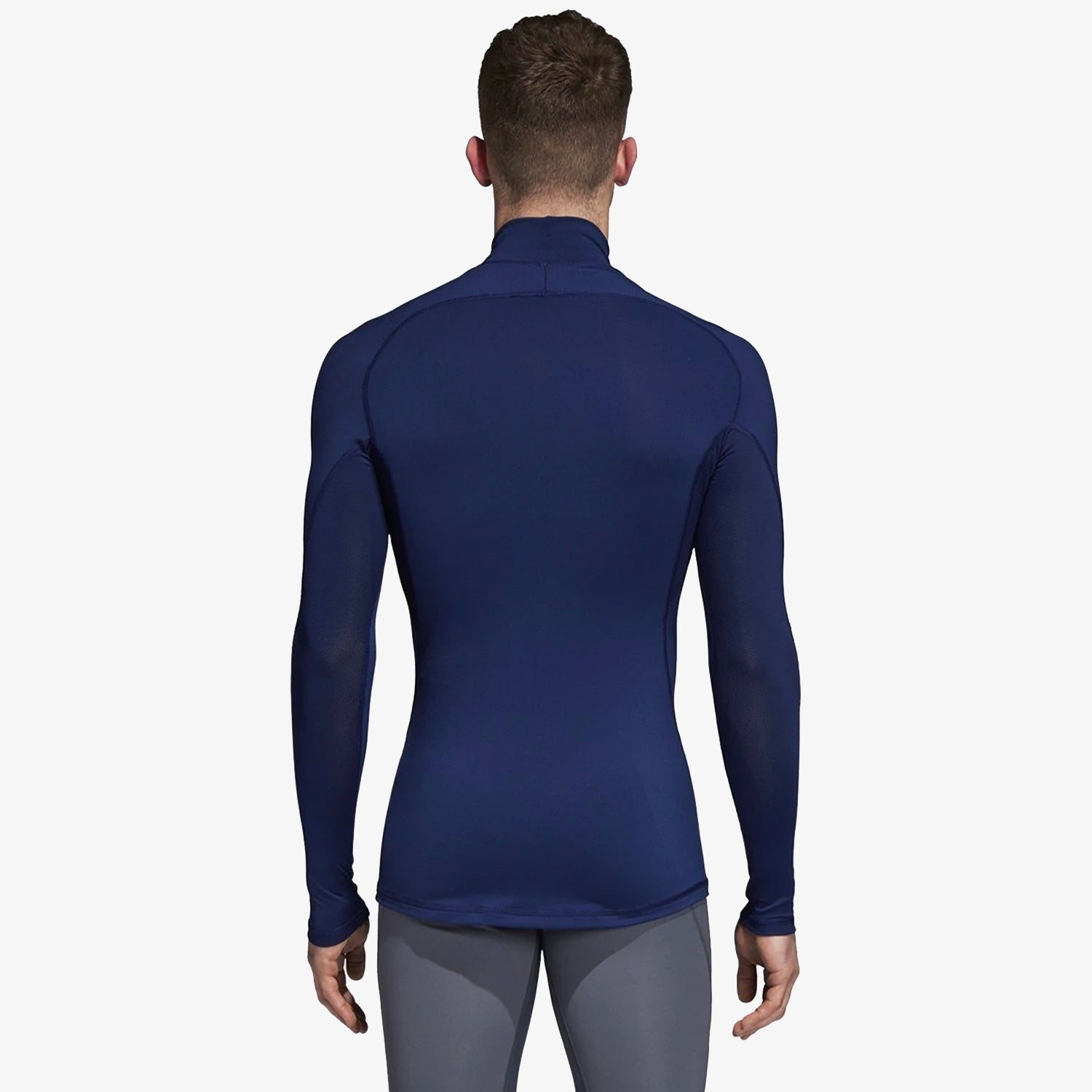Alphaskin Long Sleeve Mock Compression Top Mens