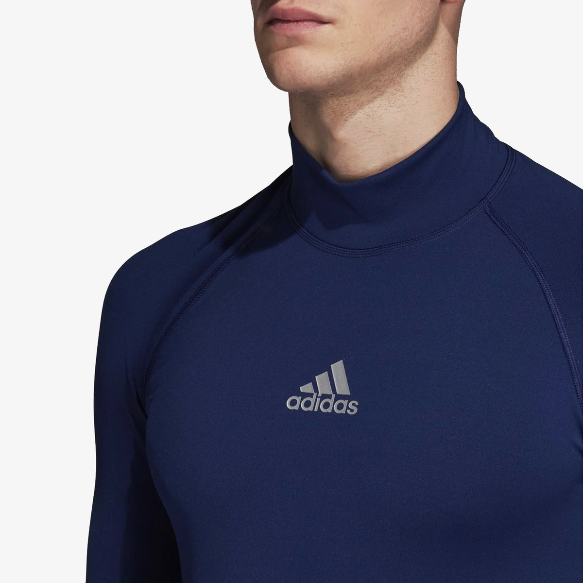 Alphaskin Long Sleeve Mock Compression Top Mens