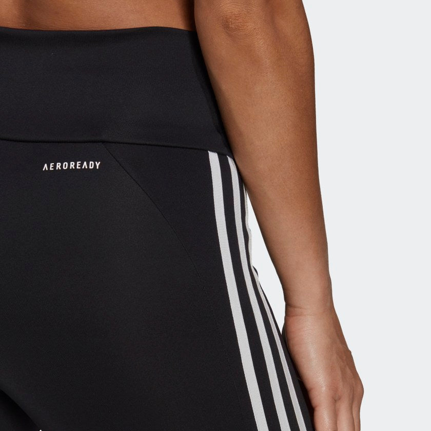 DESIGNED TO MOVE HIGH-RISE 3-STRIPES 7/8 SPORT TIGHTS - GL4040-ADIDAS by Adidas | Available at Niky's Sports