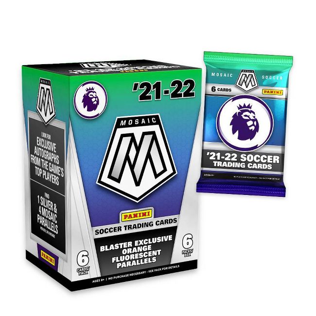 2021-22 Panini Premier League Mosaic Soccer Trading Card Blaster Box - 2-99327-20-PANINI by Panini | Available at Niky's Sports