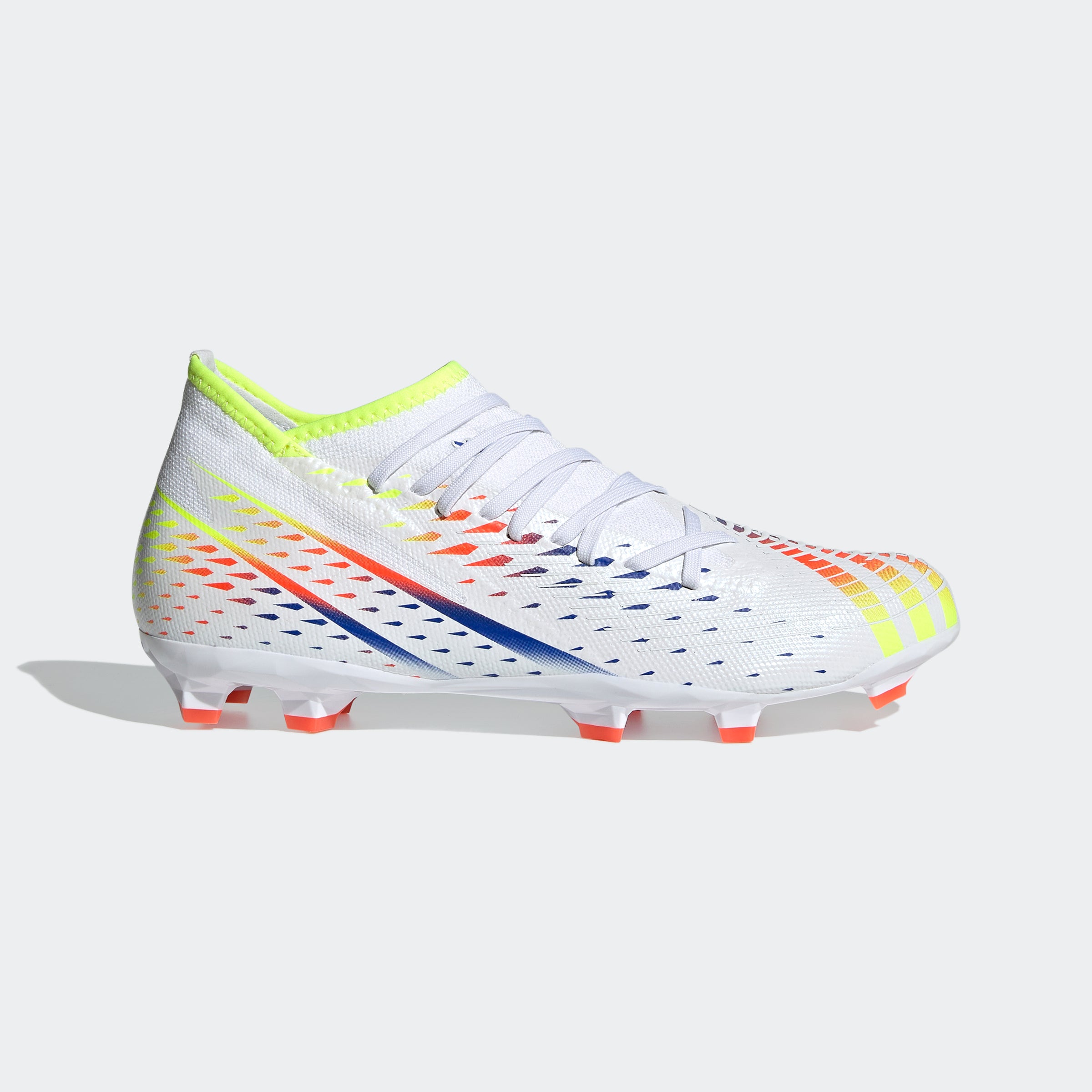 adidas gazelle silver green womens adidas Predator League Tongue Firm Ground/Mixed Ground - White/Lucid  Pink/Lucid Lemon main image 1