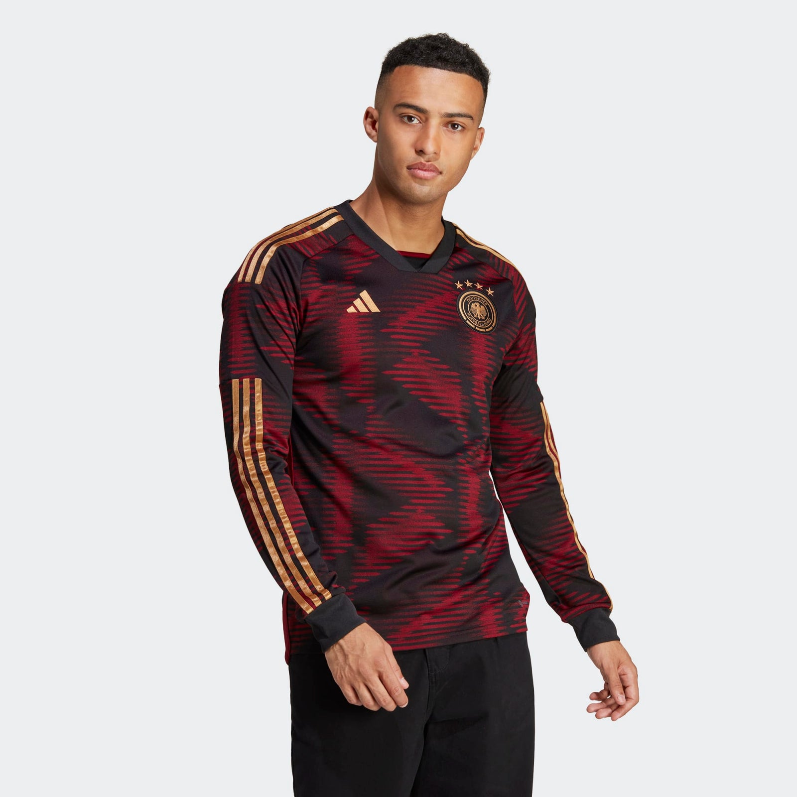 ADIDAS GERMANY 22 MEN'S LONG SLEEVE AWAY JERSEY - HF1466-ADIDAS by adidas | Available at Niky's Sports