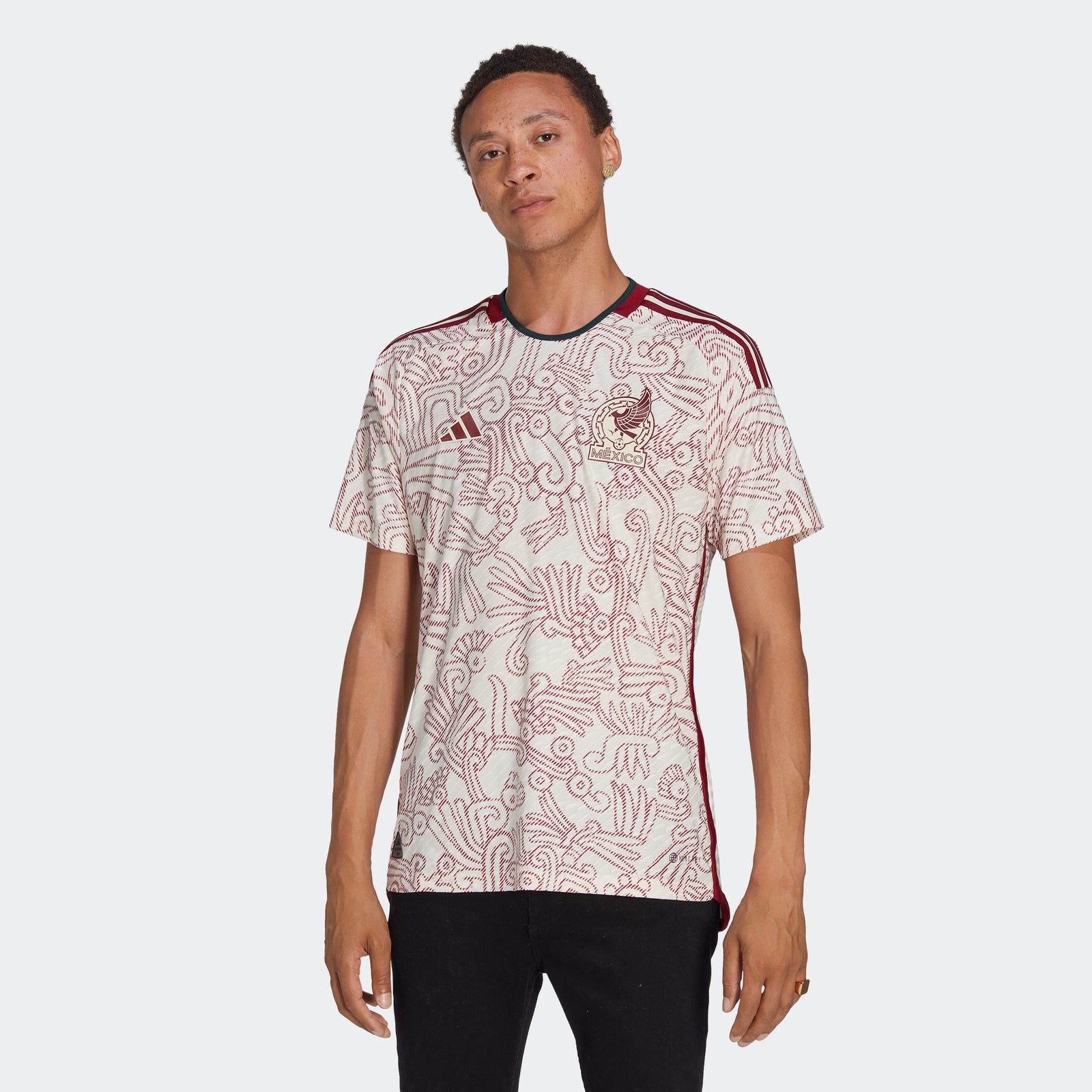 adidas Men's Mexico Away Authentic Jersey 2022 - HD9313-ADIDAS by adidas | Available at Niky's Sports