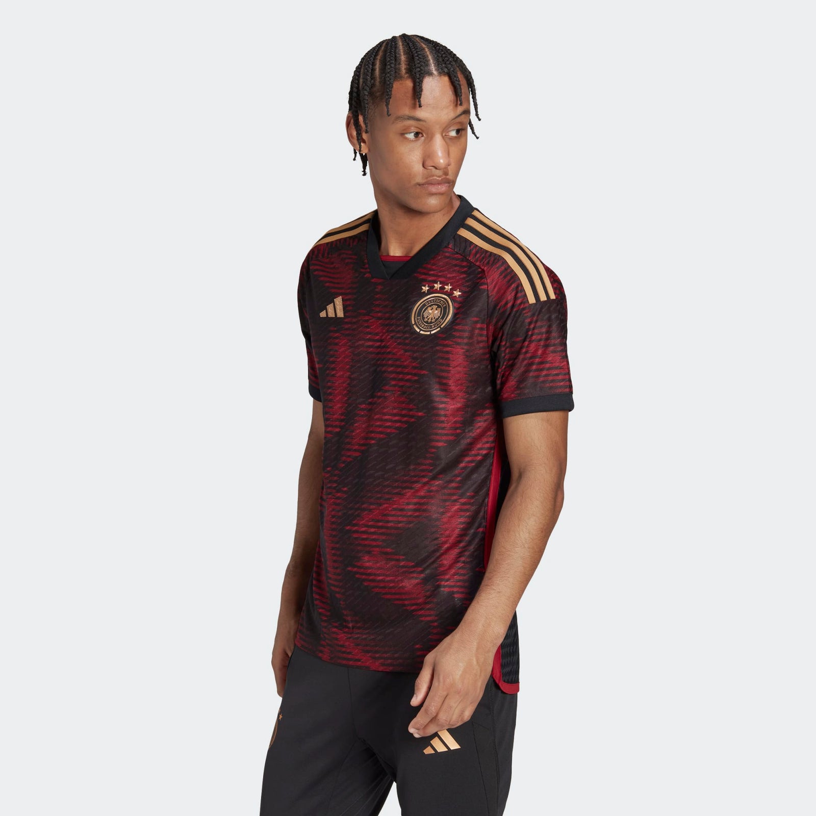 adidas GERMANY 22 AWAY AUTHENTIC MEN'S SOCCER JERSEY - HF1695-ADIDAS by adidas | Available at Niky's Sports