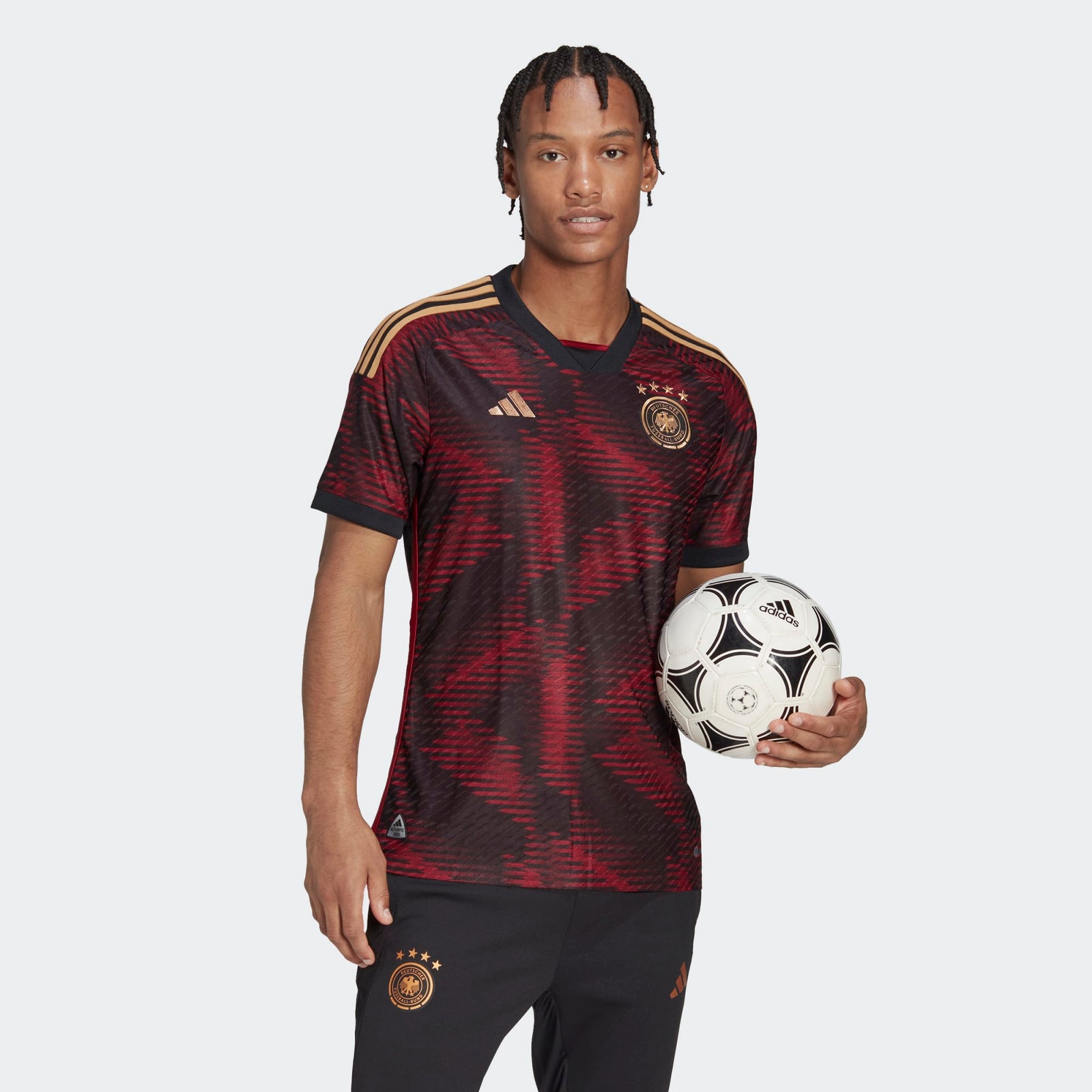 adidas GERMANY 22 AWAY AUTHENTIC MEN'S SOCCER JERSEY - HF1695-ADIDAS by adidas | Available at Niky's Sports