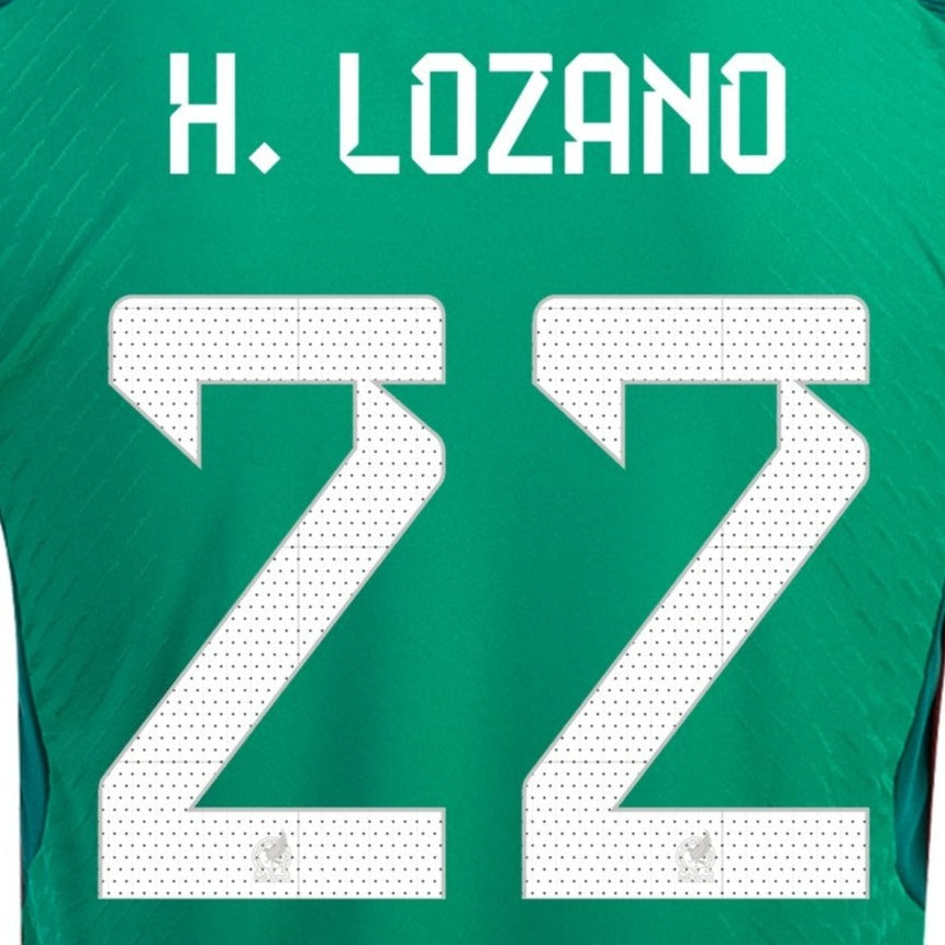 Lozano #22 Mexico Home Name Kit 2022