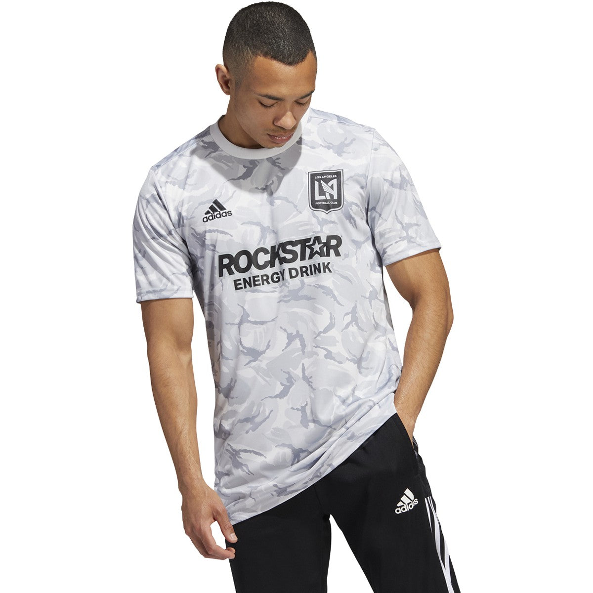 adidas LAFC Prematch Camo Jersey - HN1728-ADIDAS by adidas | Available at Niky's Sports