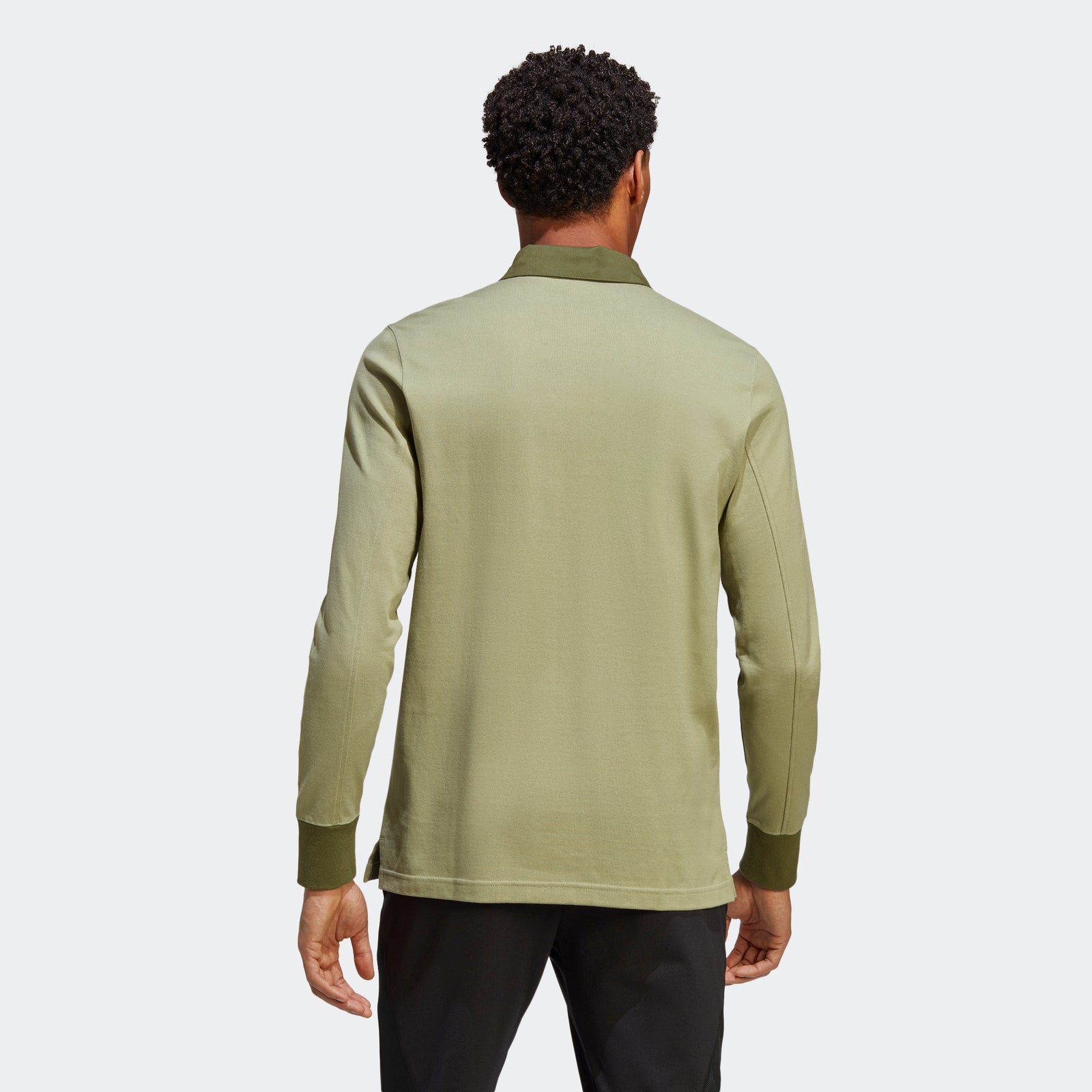adidas LAFC Long Sleeve Travel Polo Shirt