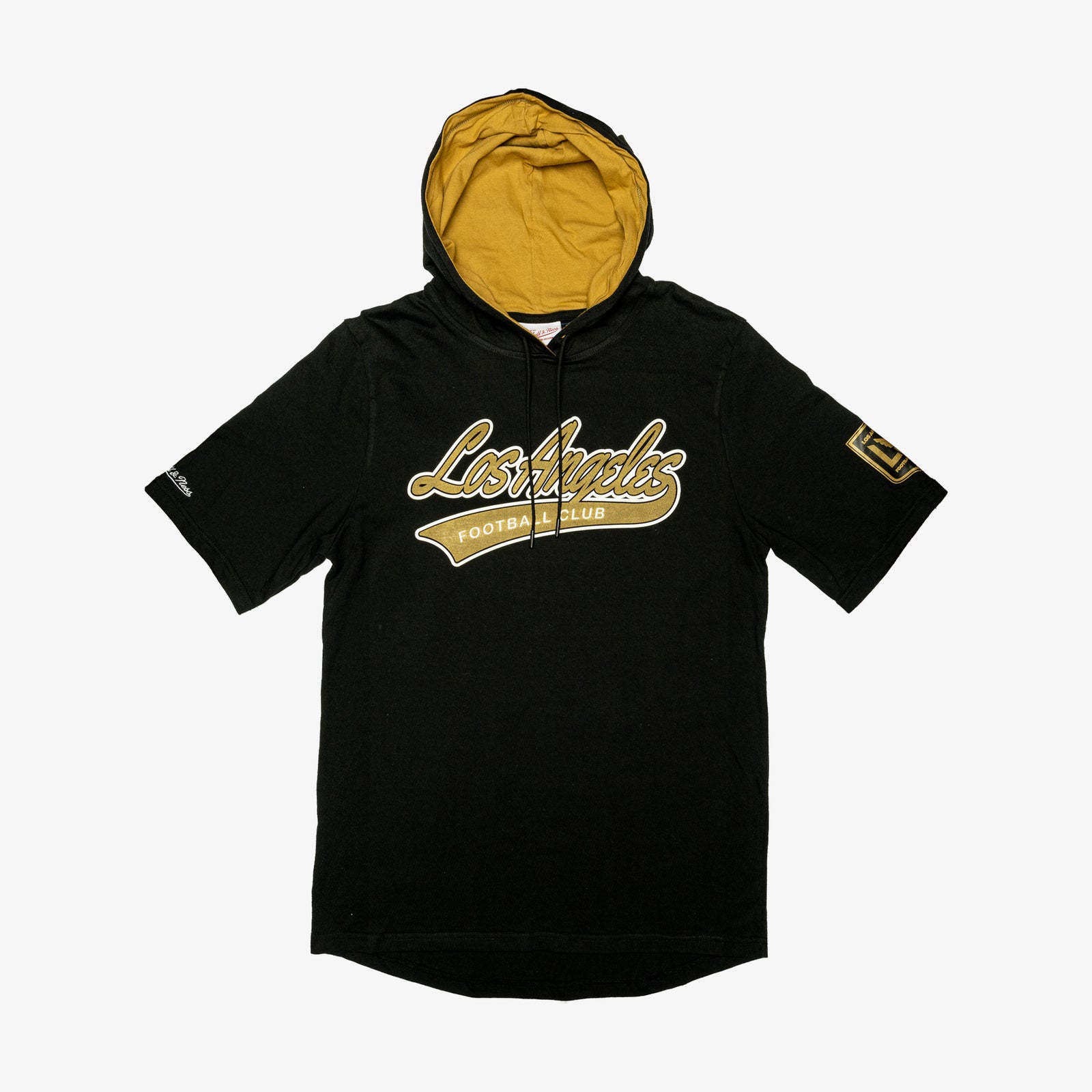 LAFC Hooded Tee - HDSSAJ19007-LAFBLCK-MITCHELL & NESS by Mitchell & Ness | Available at Niky's Sports