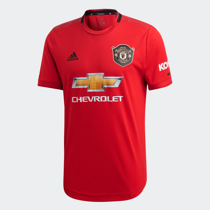 Manchester United Home Authentic Jersey 19/20 Men's
