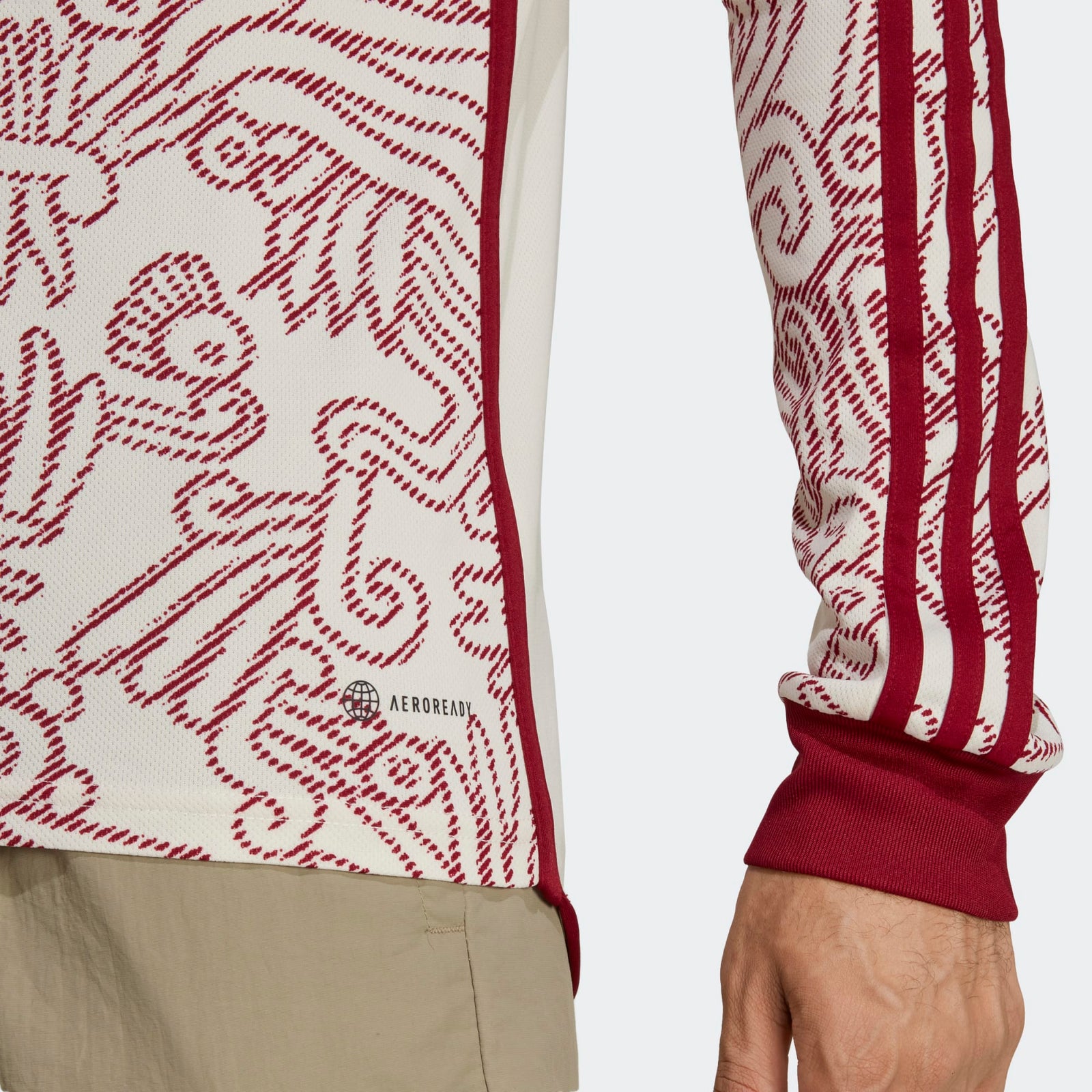 ADIDAS MEXICO 22 LONG SLEEVE AWAY JERSEY MENS - HE8853-ADIDAS by adidas | Available at Niky's Sports