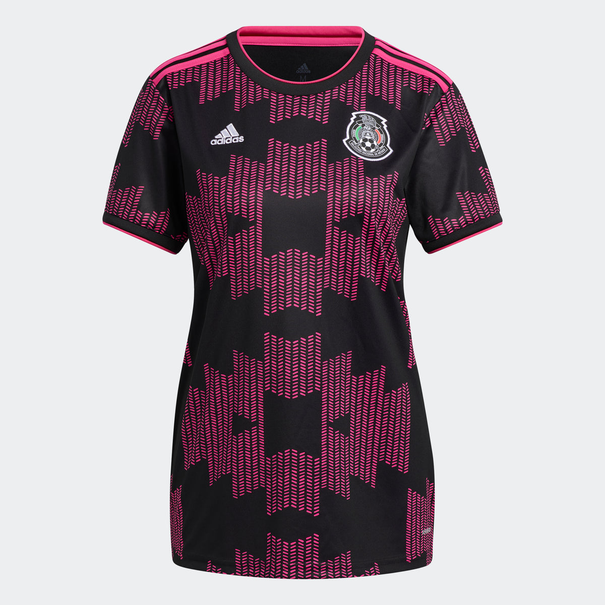 Women's Mexico Home Jersey - Black/Real Magenta