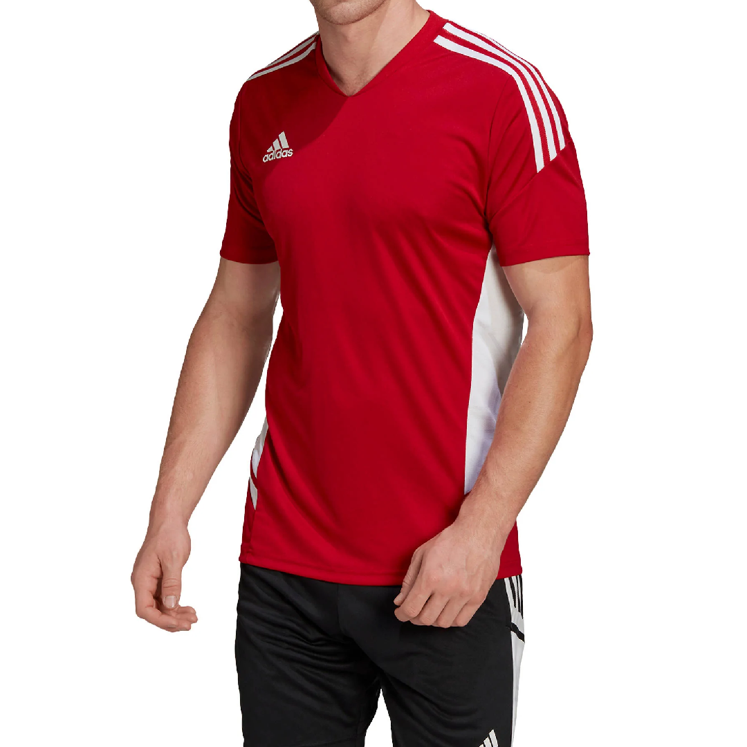 ADIDAS CONDIVO 22 MEN'S SOCCER JERSEY - RED