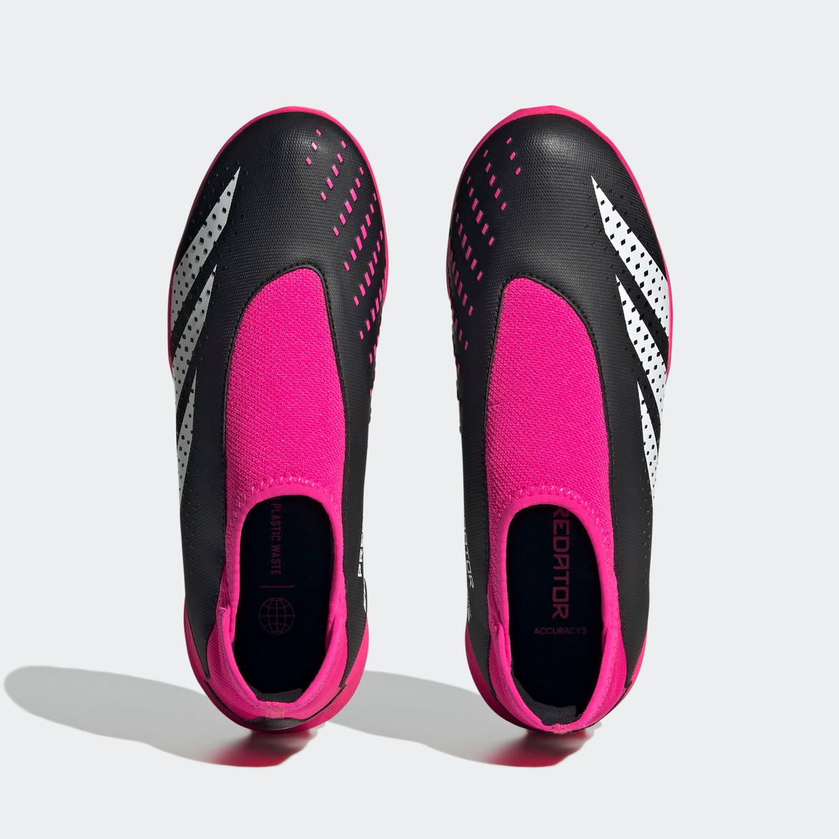 adidas PREDATOR ACCURACY.3 LACELESS YOUTH TURF SHOES - GW7092-ADIDAS by adidas | Available at Niky's Sports