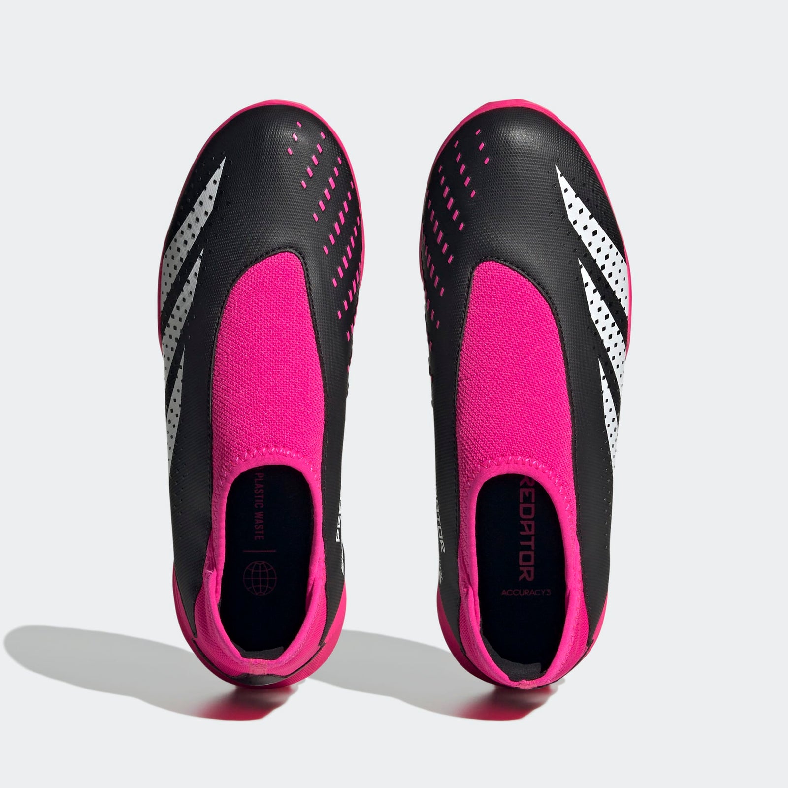 adidas PREDATOR ACCURACY.3 LACELESS YOUTH TURF SHOES - GW7092-ADIDAS by adidas | Available at Niky's Sports