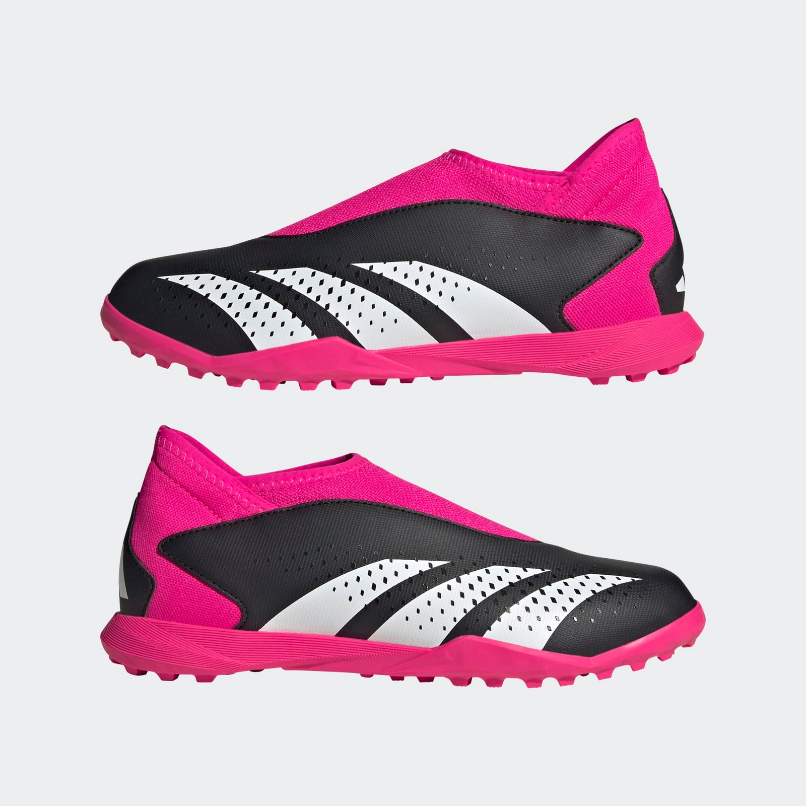 adidas PREDATOR ACCURACY.3 LACELESS YOUTH TURF SHOES - GW7092-ADIDAS by adidas | Available at Niky's Sports