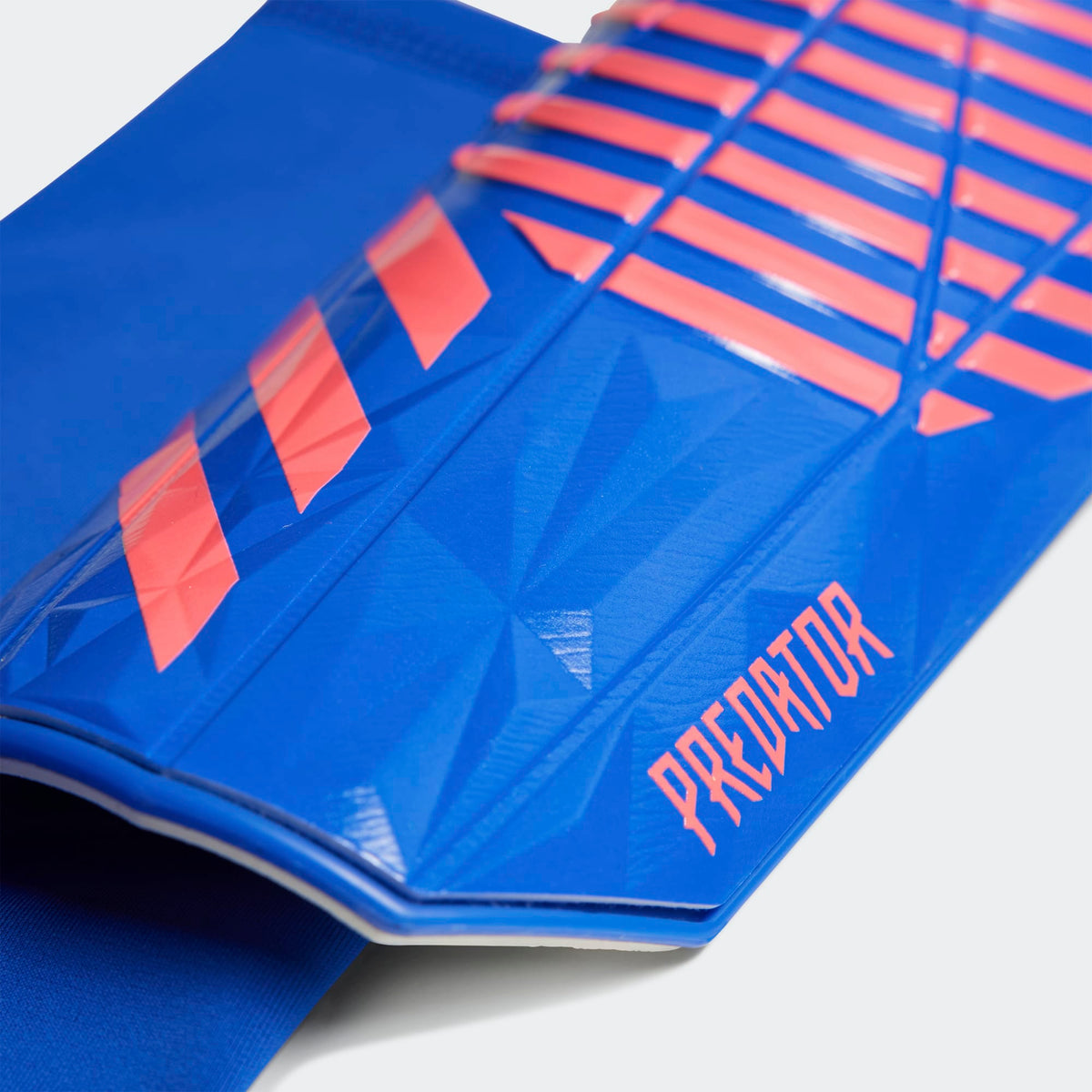 adidas Predator Shinguard League Blue/Red - H43744-ADIDAS by adidas | Available at Niky's Sports