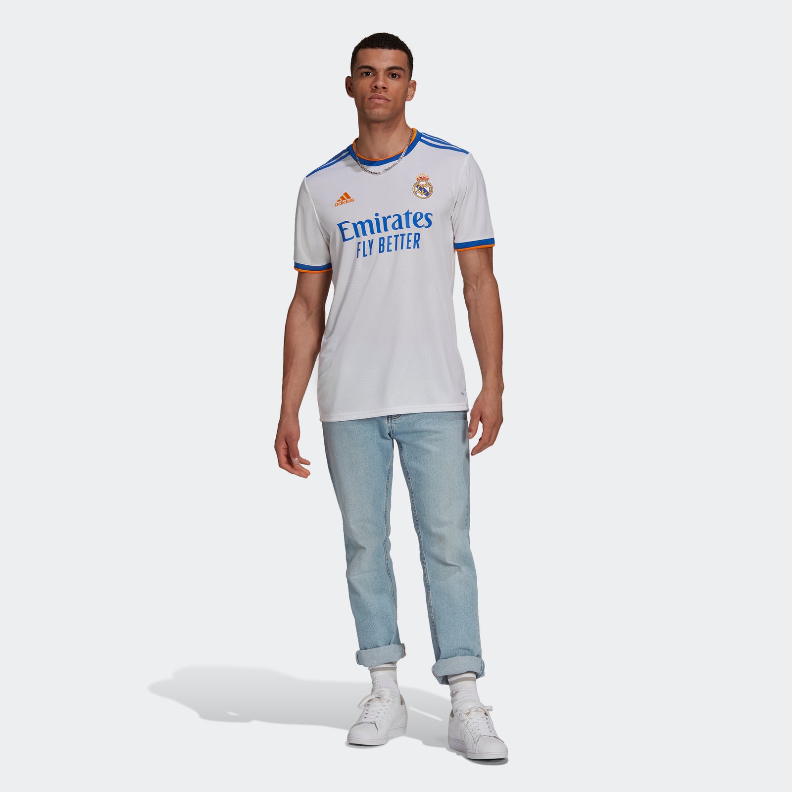 Men's Real Madrid Home Jersey 2021-22 - GQ1359-ADIDAS by Adidas | Available at Niky's Sports