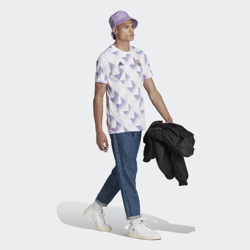 ADIDAS REAL MADRID PRE-MATCH JERSEY - HA2578-ADIDAS by adidas | Available at Niky's Sports