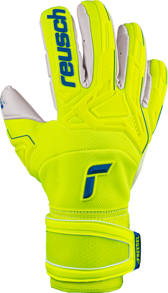 Attrakt Freegel Gold Ortho-Tec Goalkeeper Glove - 5270960-REUSCH by Reusch | Available at Niky's Sports