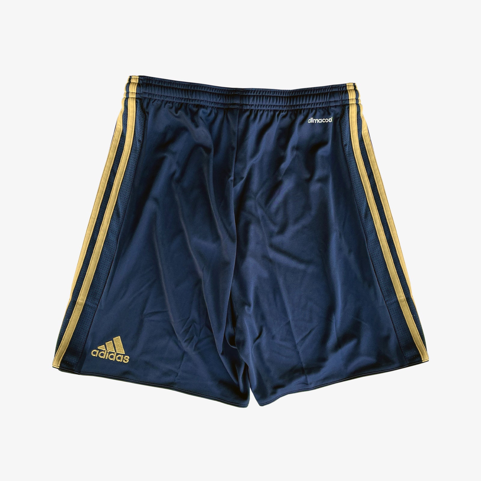 adidas Tastigo 17 Youth and Adult Soccer Short Navy/gold - SMUBR6849N-ADIDAS by Adidas | Available at Niky's Sports