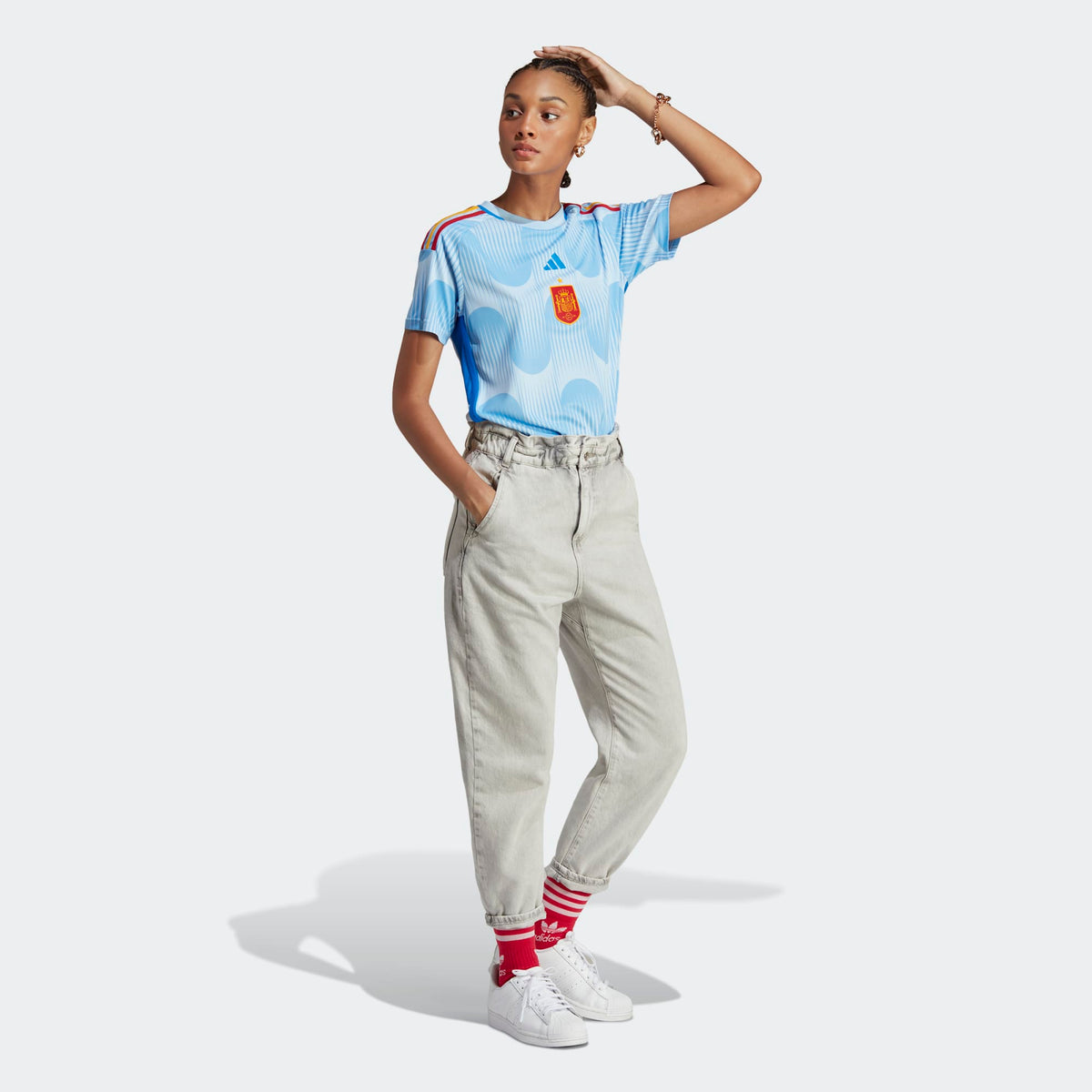 adidas SPAIN 22 AWAY WOMEN'S JERSEY WC22 - HF1403-ADIDAS by adidas | Available at Niky's Sports
