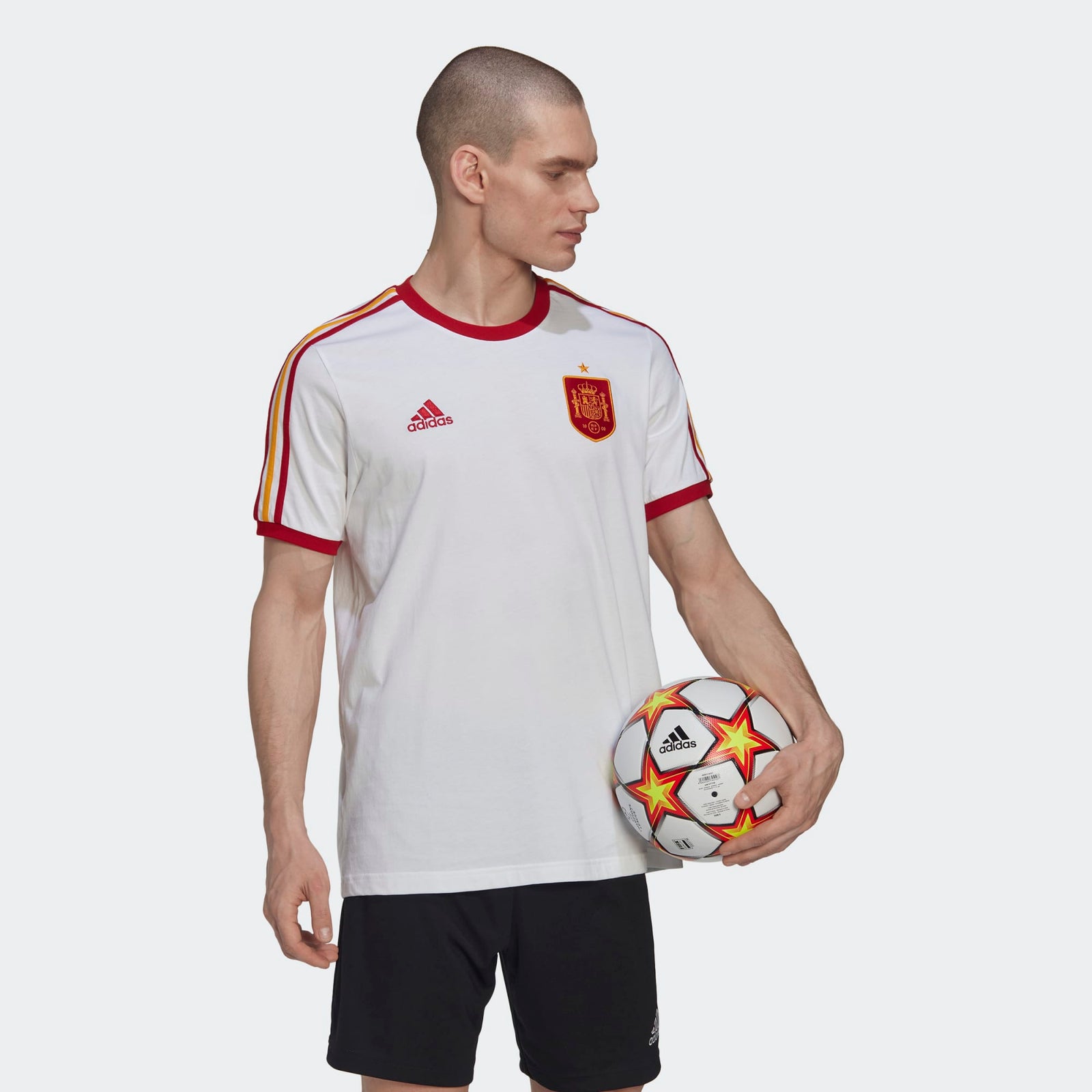 adidas SPAIN 3-STRIPES TEE WC22 - HS6017-ADIDAS by adidas | Available at Niky's Sports