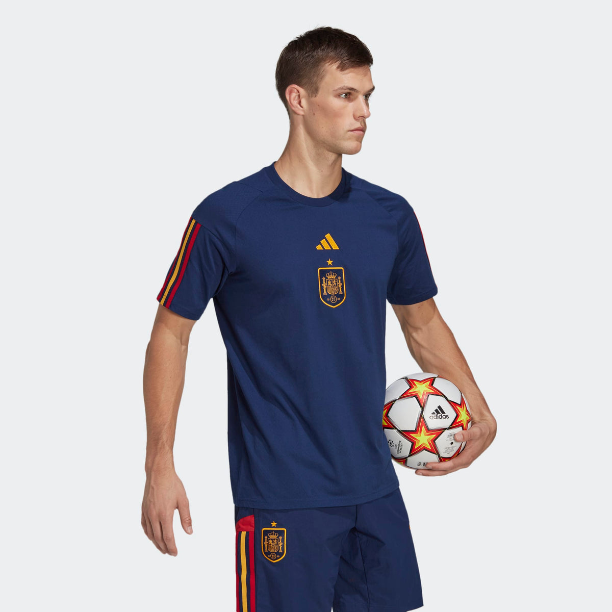 adidas SPAIN MEN'S TRAVEL TEE - HE8810-ADIDAS by adidas | Available at Niky's Sports