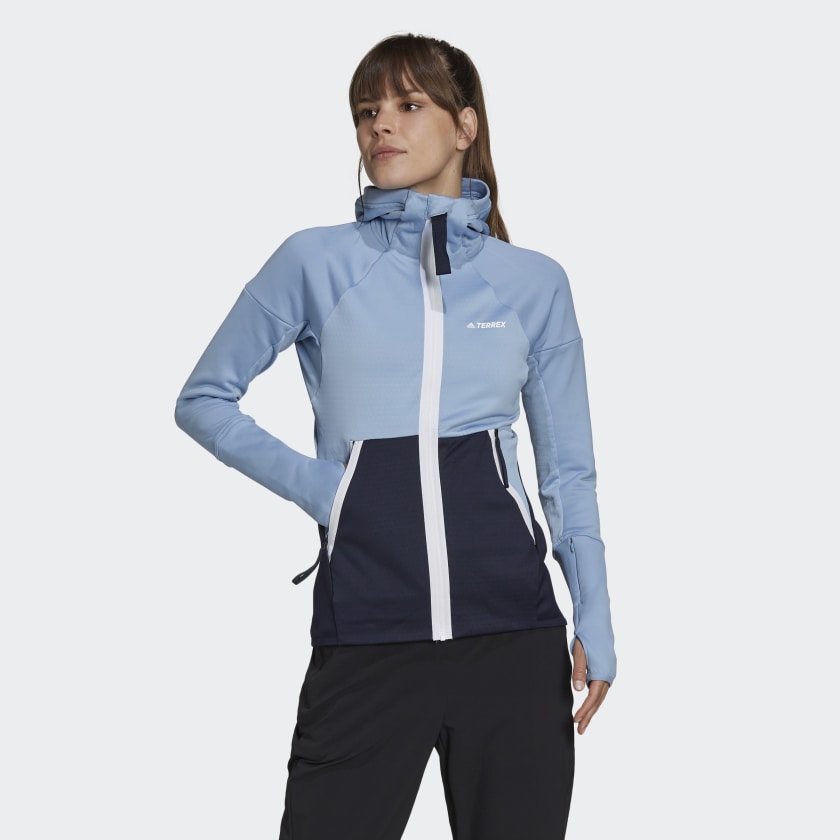 TERREX TECH HOODED FLOOCE HIKING JACKET WOMEN'S