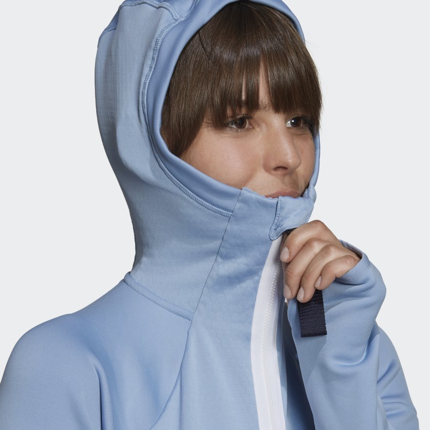 TERREX TECH HOODED FLOOCE HIKING JACKET WOMEN'S