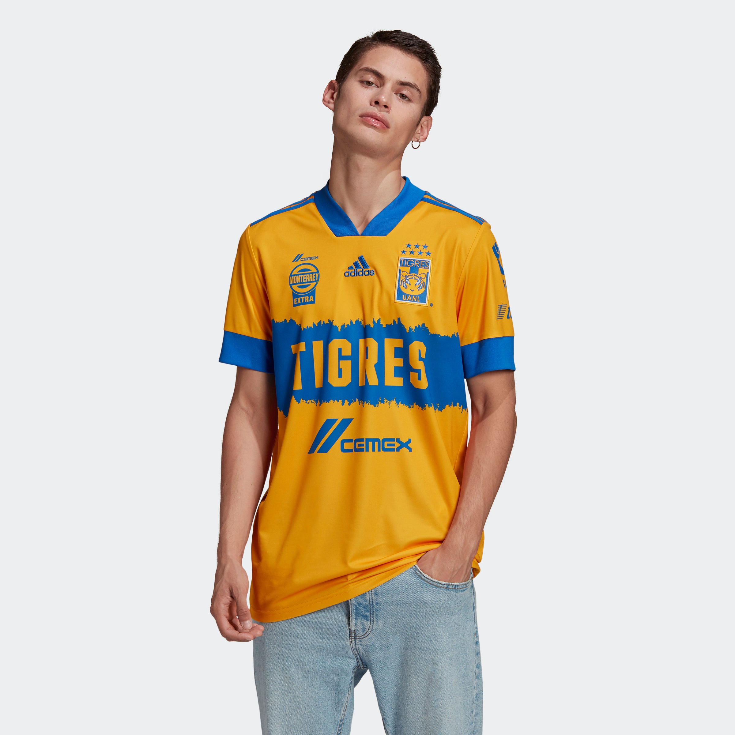 Tigres UANL 20/21 Home Jersey - Collegiate Gold/Blue