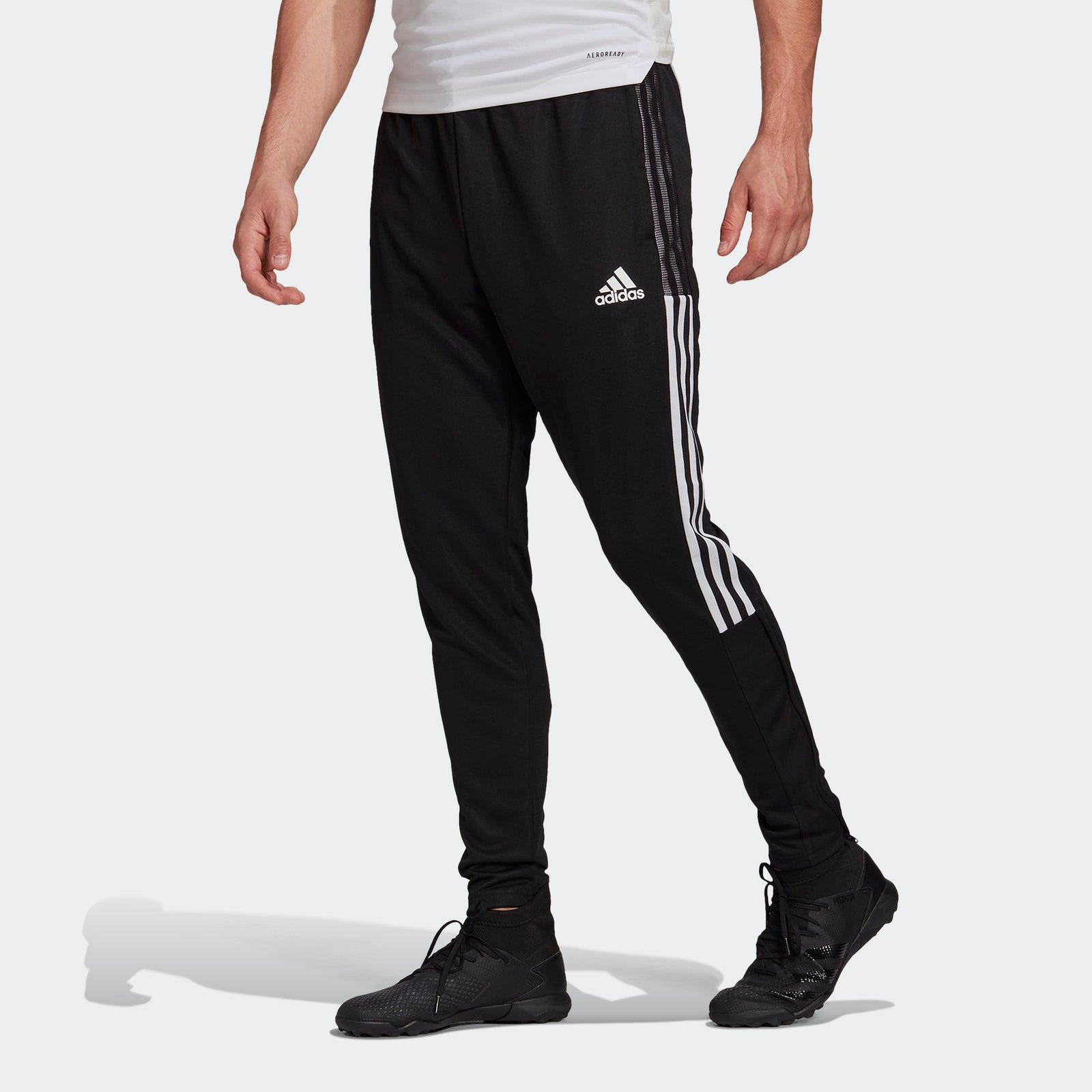 adidas Tiro 21 Track Pants Black/White Men's - GH7305-ADIDAS by Adidas | Available at Niky's Sports