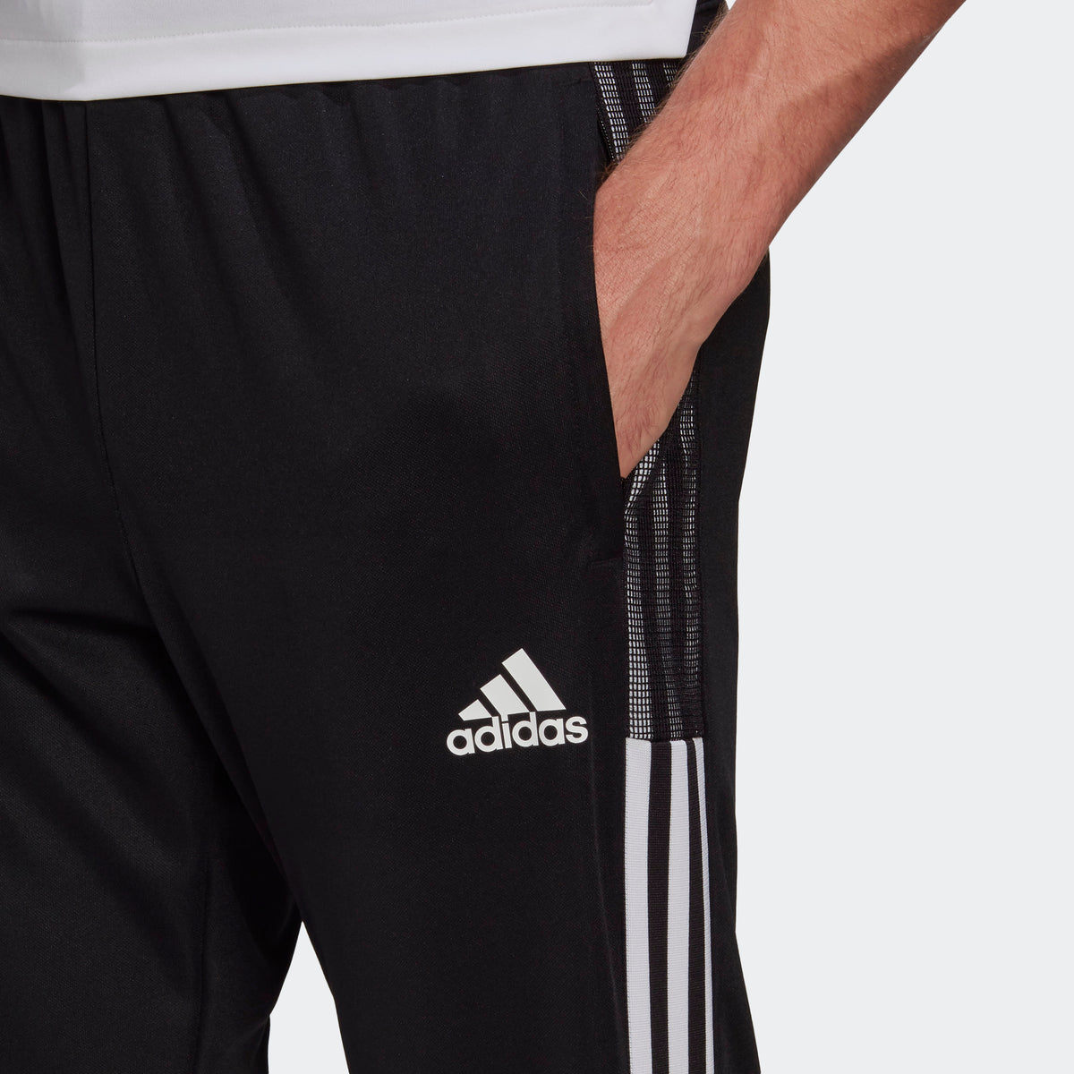 adidas Tiro 21 Track Pants Black/White Men's - GH7305-ADIDAS by Adidas | Available at Niky's Sports