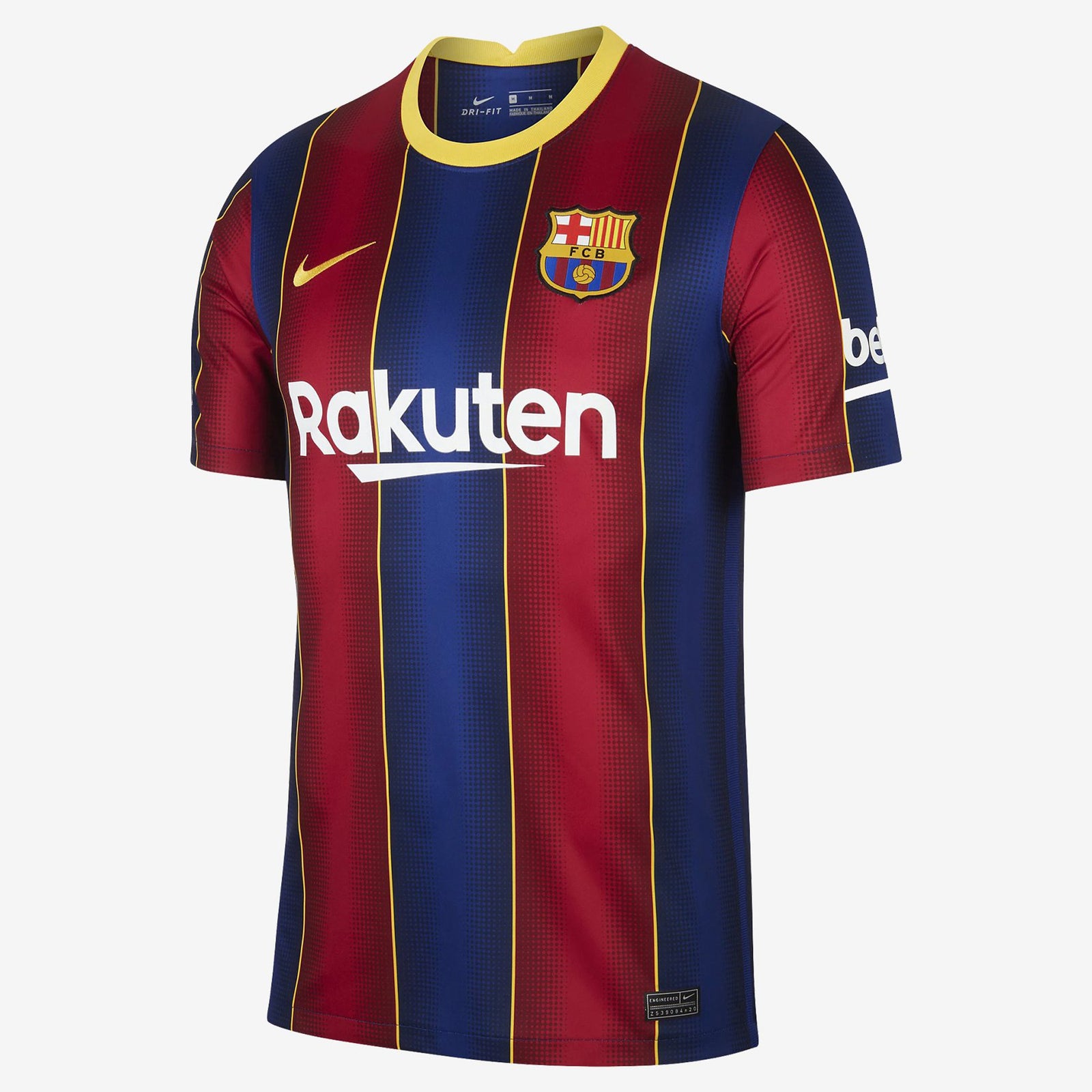 FC Barcelona Stadium Home Jersey 20/21 Men's - CD4232-456-NIKE by Nike | Available at Niky's Sports