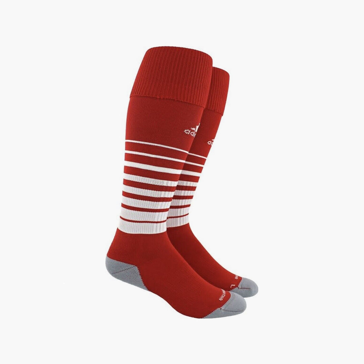adidas Team Speed Soccer Socks Small - Red/White - 5130088-ADIDAS by Adidas | Available at Niky's Sports